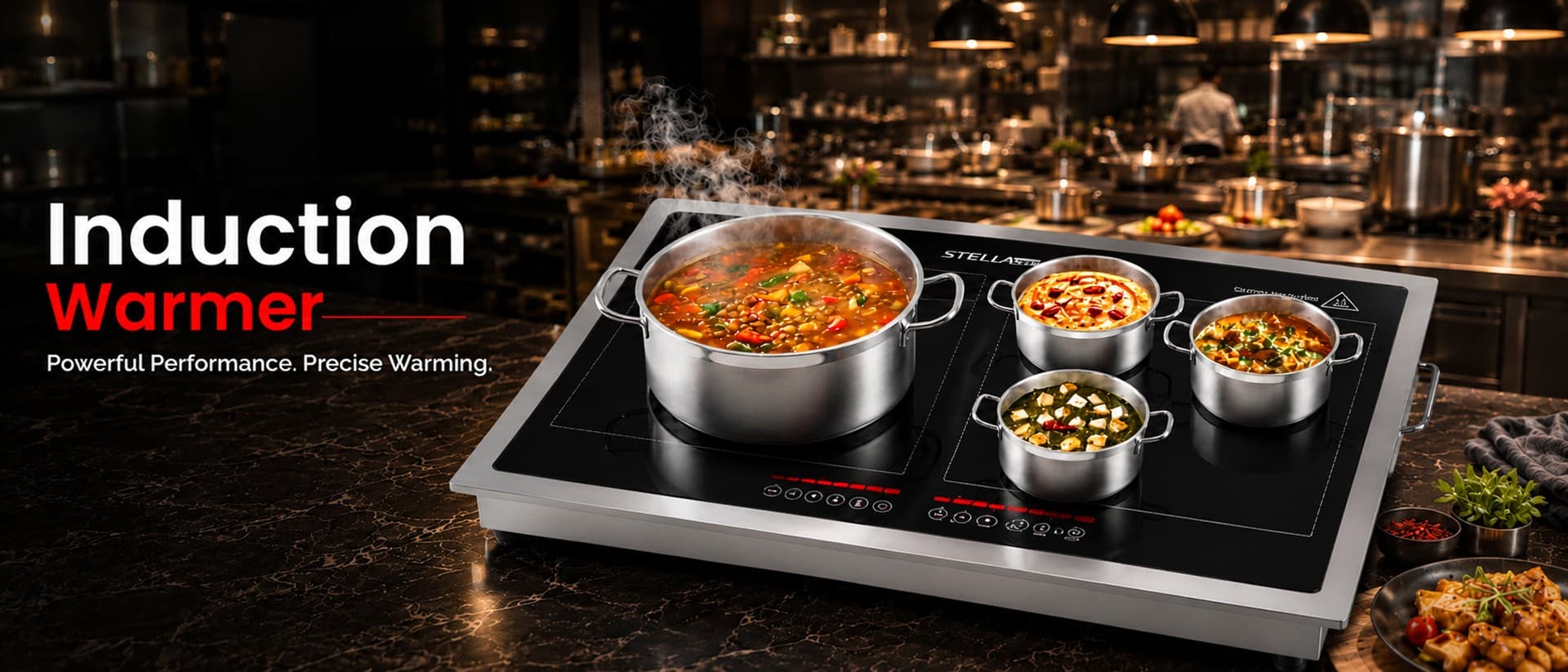 StellaDexin induction warmer — powerful performance, precise warming